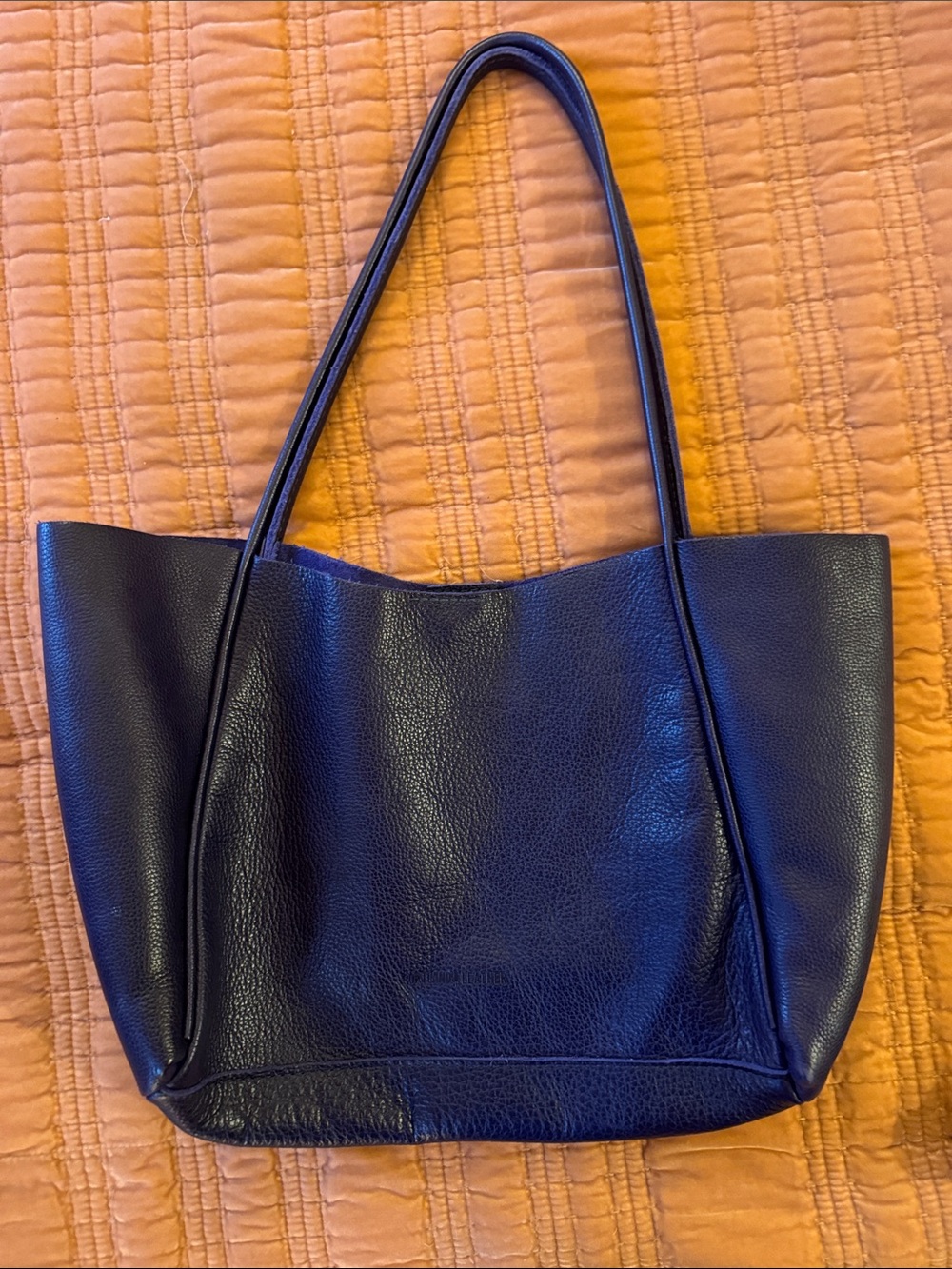 Portland Leather Large Verona tote  in cobalt —***used twice *****